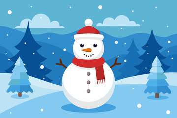  Merry Christmas  vector art illustration 
