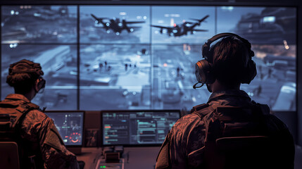 Generative AI, High-Tech Command: Aerial Footage of an Ongoing Battle