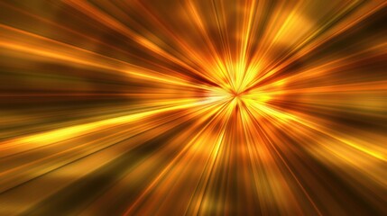 Obraz premium Golden Light Rays Burst Background Image