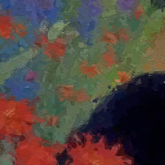 Oil paintings and various flowers, cats, dogs, chrysanthemums, ponds, various aquatic creatures, marine creatures, roosters, are beautiful