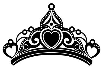  child's princess crown vector art illustration © Jhanto