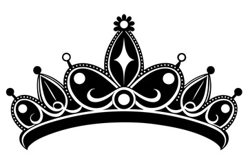  child's princess crown vector art illustration © Jhanto