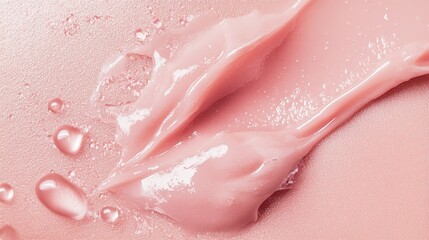 Fototapeta premium A vibrant and expressive depiction of blush, showcasing its soft, rosy tones and velvety texture. This illustration captures the essence of beauty and freshness, evoking feelings of warmth and confide