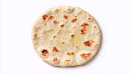 Kulcha isolated on white background