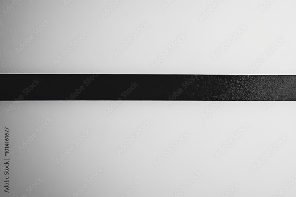 Poster minimalist quote with a single black line separating text on a white background, creating a strong, 