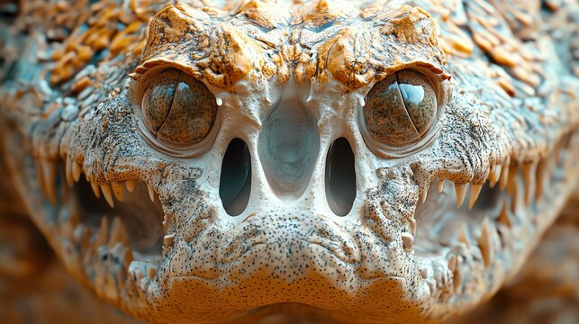 Detailed view of a crocodile s lungs with dual respiratory systems, Crocodile Respiratory System, organ adaptation for land and water