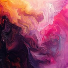 Fototapeta premium Quote paired with an abstract digital painting featuring swirling colors and textures, ideal for a visually striking Facebook post.