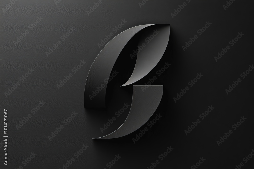 Aufkleber typography design for branding, with creative use of letterforms and kerning to create a unique and 