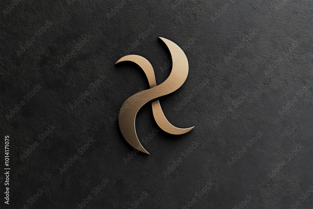 Poster typography design for branding, with creative use of letterforms and kerning to create a unique and 