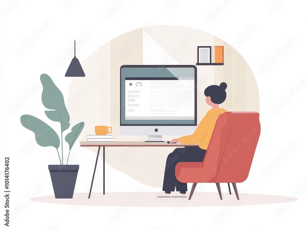 Poster designers working on minimalist website designs, focusing on whitespace, minimal elements, and an in