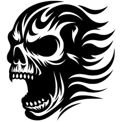 Skull image for t-shirt design