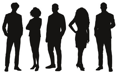 People silhouettes 127