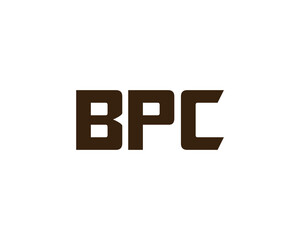BPC logo design vector template. BPC