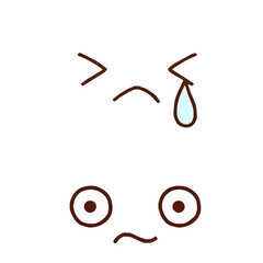 emoji face illustrator icon for social media needs that express your design