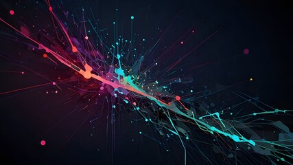 technology background. graphic abstract design.for creative banner, poster, template website,book Generative AI