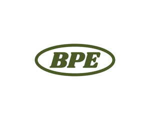 BPE logo design vector template. BPE