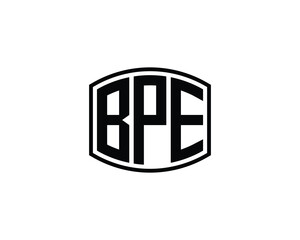 BPE logo design vector template. BPE