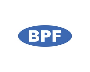 BPF logo design vector template. BPF