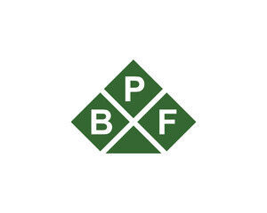 BPF logo design vector template. BPF