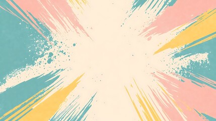 Abstract background with pastel colors and brushstrokes.