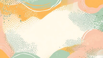 Abstract background with pastel colors and geometric shapes, perfect for posters, social media posts, or websites.