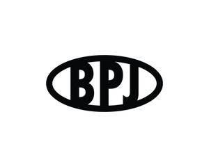 BPJ logo design vector template. BPJ