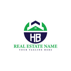 Real Estate Company Logo with House Icon