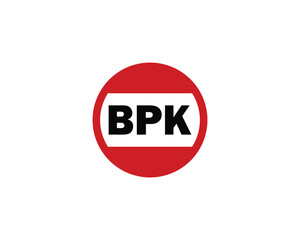 BPK logo design vector template. BPK