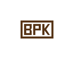 BPK logo design vector template. BPK