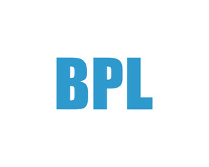 BPL logo design vector template. BPL