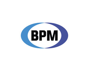 BPM logo design vector template. BPM