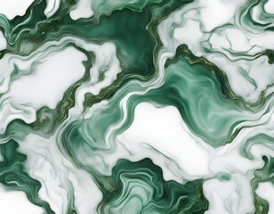 Green and white creative white jade marble background