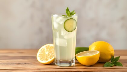 Detoxifying Lemon & Cucumber Juice