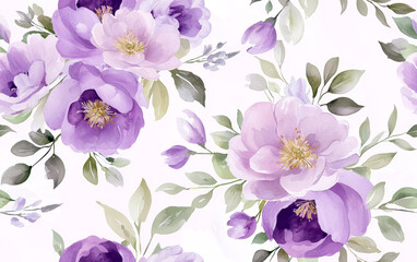 Retro style floral texture art background