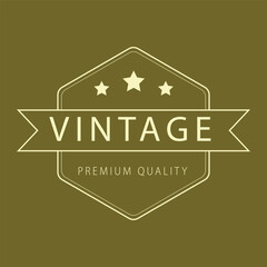 Inspiration vintage retro logo design, vintage logo design , vintage logo design with 3 star, vintage logo design with stock line