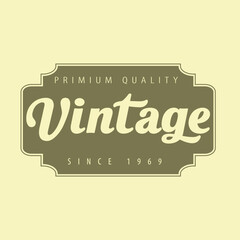 Vintage stylist shape logo design, vintage logo design, vintage brand logo design, vintage stylist shape logo Design