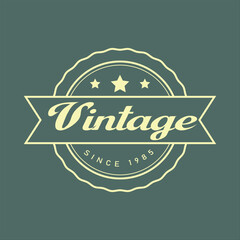 Inspiration vintage retro logo design, vintage logo design, stock line vintage logo design
