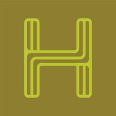 H letter Logo Design, H Brand identity Design, H Company Letter Logo Design