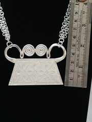 Beautiful handmade silver jewelry made by Hmong Silversmith