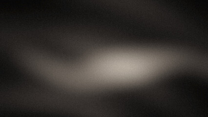 Abstract grainy gradient soft colors backdrop design. Smooth gray white black spot color noisy texture effect, bright, shine, glow, hue banner and poster.