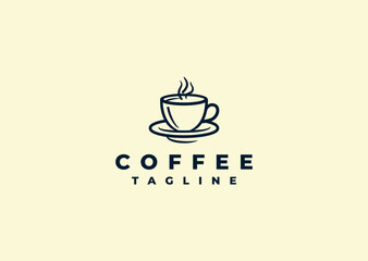 Vector illustration of Coffee Logo Design