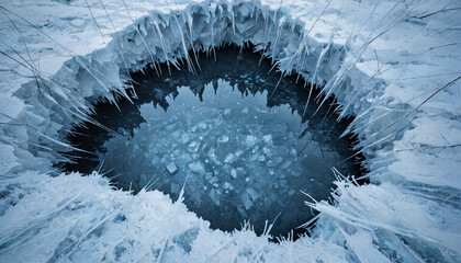 Mystérieux Trou dans la Glace