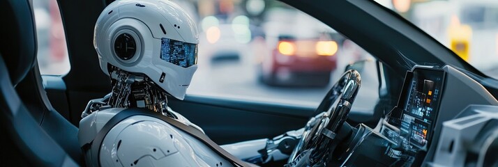 Fototapeta premium robot driver