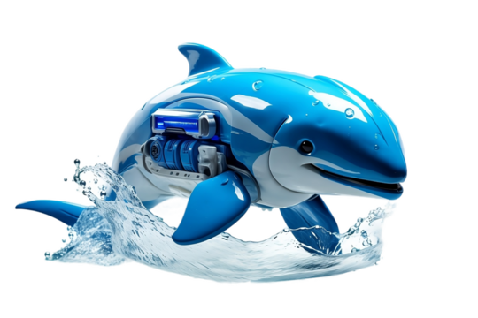 Robotic Toy Replicating a Whale
