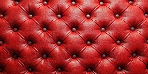 A close up view of a red buttoned texture repeat pattern resembling a bird s eye view, bird's eye view, design, garment, view, fashion design, red, fabric, background, clothing