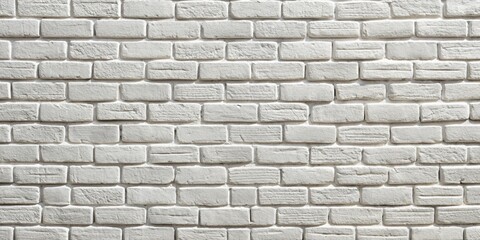 Fototapeta premium A close-up shot of a smooth white brick wall, showcasing the intricate pattern and texture of the bricks, creating a clean and minimalist backdrop.