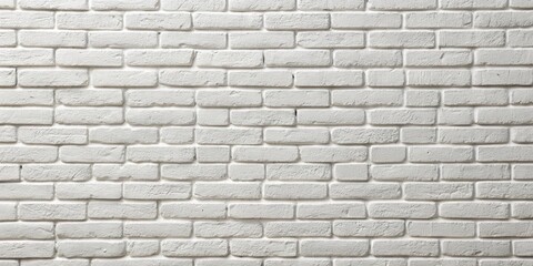 A seamless background of a white brick wall with a textured surface, perfect for design projects and presentations.