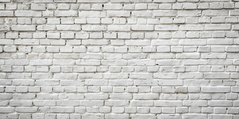 White Brick Wall Texture with Seamless Pattern for Design and Background