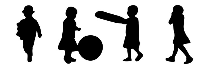 background illustration with a children day