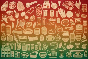 set of christmas icons